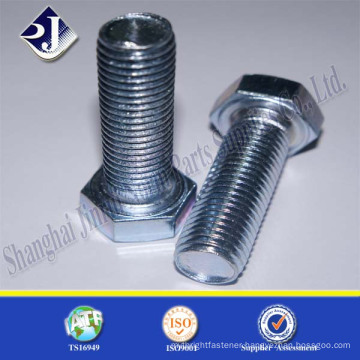 alibaba hardware supplier carbon steel zinc plated bolt